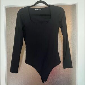 Abercrombie black long sleeve bodysuit